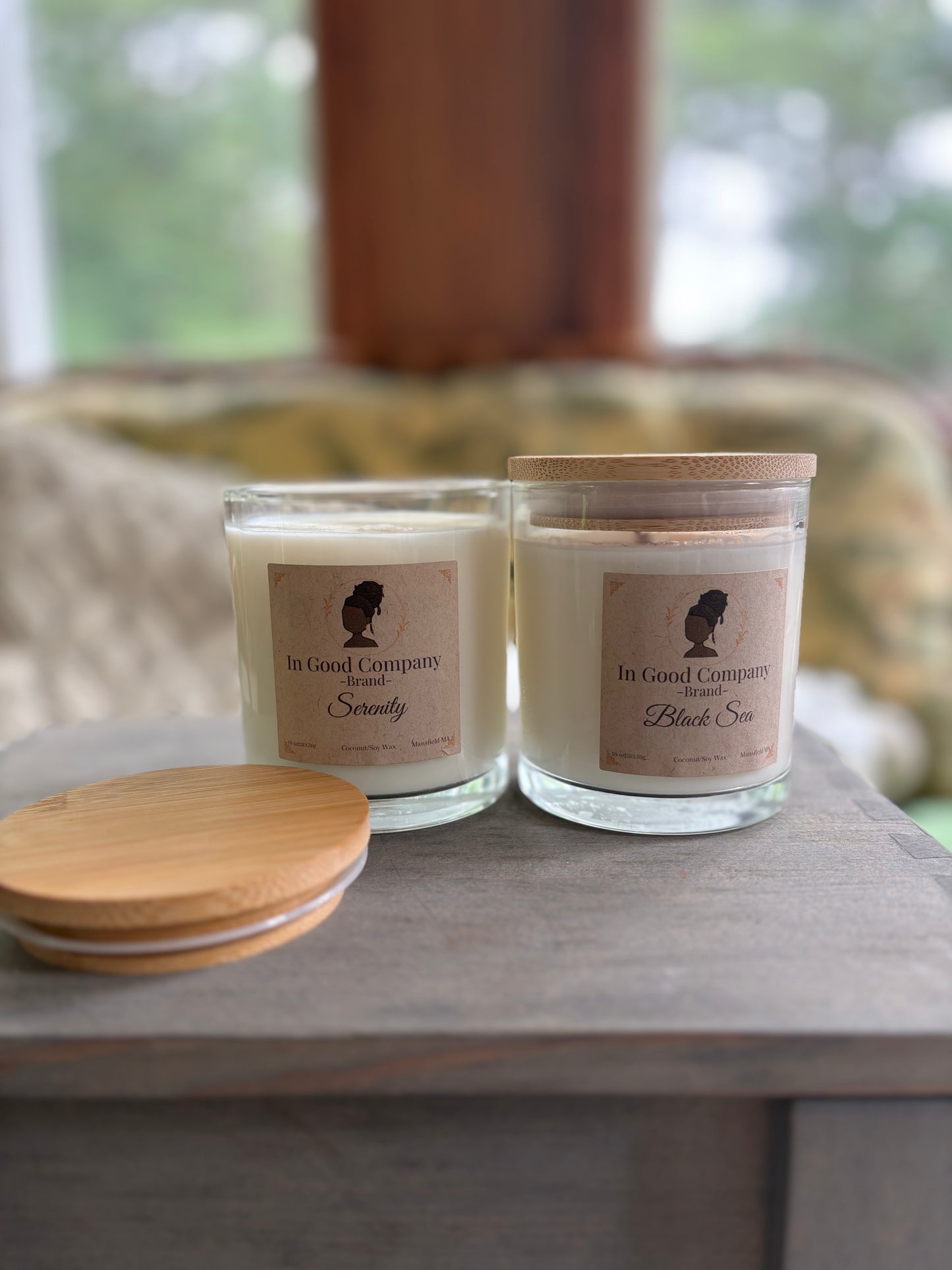 10 oz Bamboo Top Candle