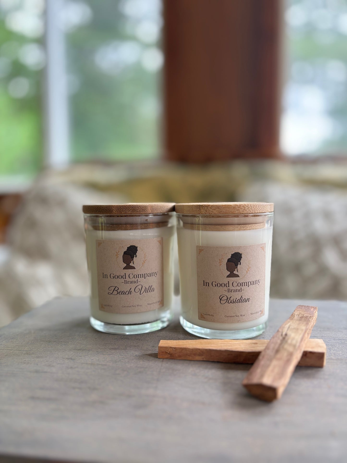 7 oz. Bamboo Top Candle