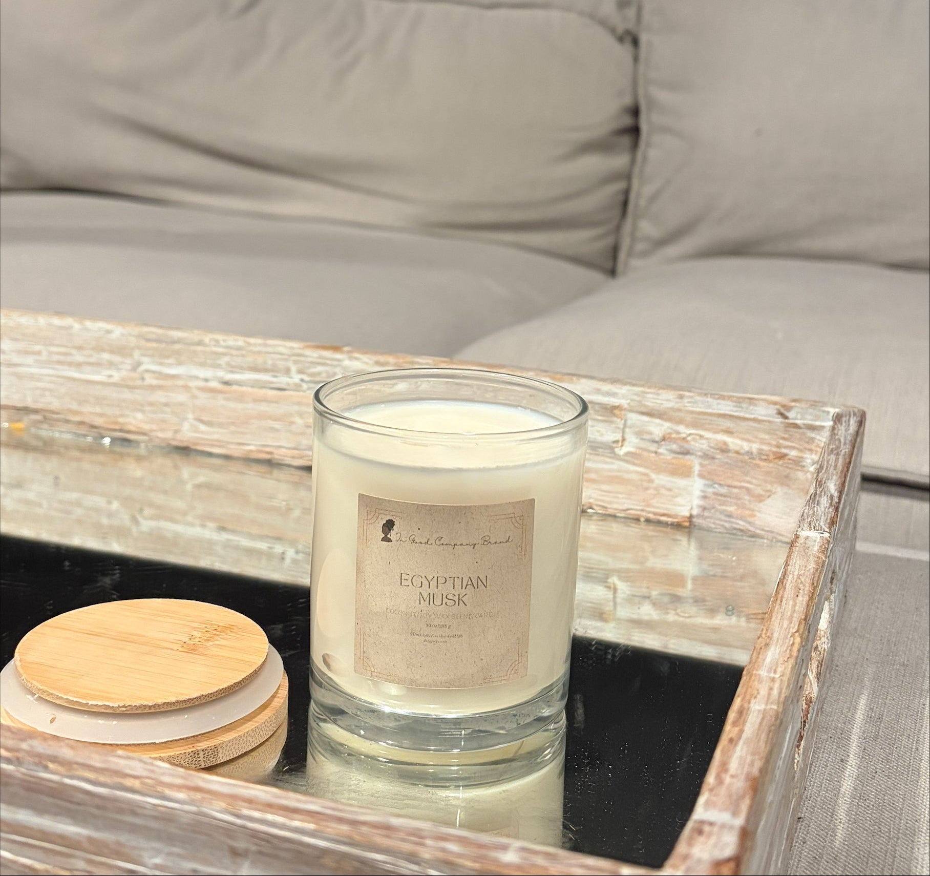 10 oz Bamboo Top Candle